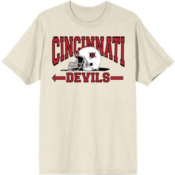 Vintage Sport Cincinnati Devils Men's Natural T-Shirt