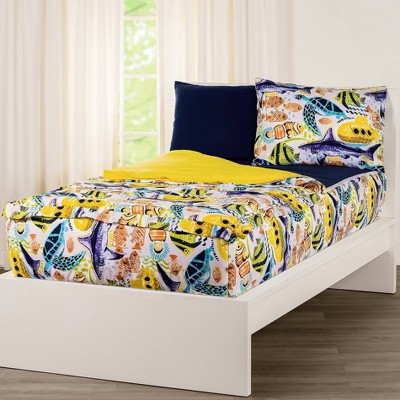 SIScovers Splashed and Splattered Bunkie Deluxe Zipper Bedding Set Twin