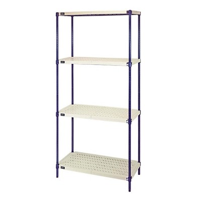 Quantum Storage Systems Shelving Unit, 4-Tier, 600 Lb. Weight Capacity Per Shelf