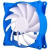 SilverStone Technology   92x92x25mm / Mixed white blade design with blue frame / 4pin fan with PWM/ sleeve bearing - 4 of 4