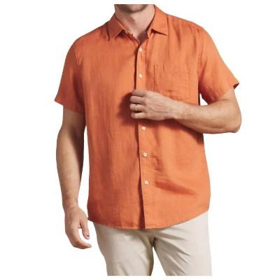 Men's Amalfi Textured Hemp Linen Shirt - Grayers