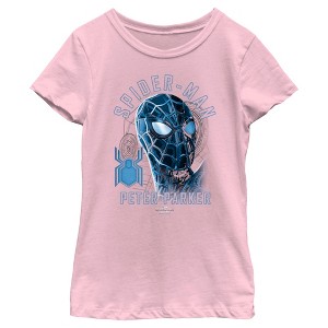Girl's Marvel Spider-Man: No Way Home Blue Suit T-Shirt - 1 of 4
