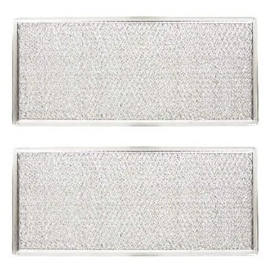 Nispira Replacement Microwave Range Hood Grease Filter Compatible with Whirlpool W10208631A, 12-7/8" x 5-3/4" x 1/16". 2 Filters
