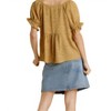 Women's Square Neck Floral Babydoll Top - umgee - 3 of 4