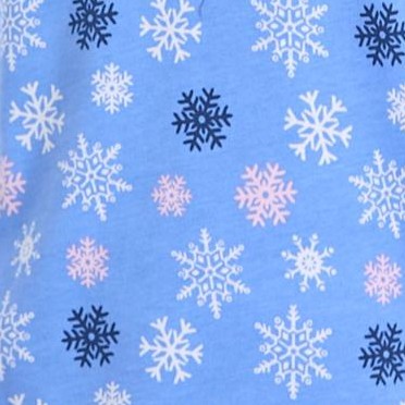 blue festive snowflakes
