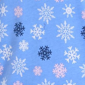 blue festive snowflakes