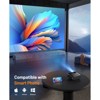 ELEPHAS Portable Projector for iPhone, 1080P HD Projector 8000L with Tripod, Supporting Android/iOS/Windows, for Movies - 3 of 4