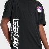 Boys' Pokémon Legendary Grid Oversized Short Sleeve Graphic T-Shirt - Black - 2 of 4