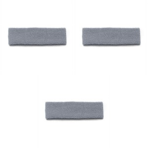 3 Pack Sport Headbands Soft Stretchy and Sweat Absorbing - 1 of 4