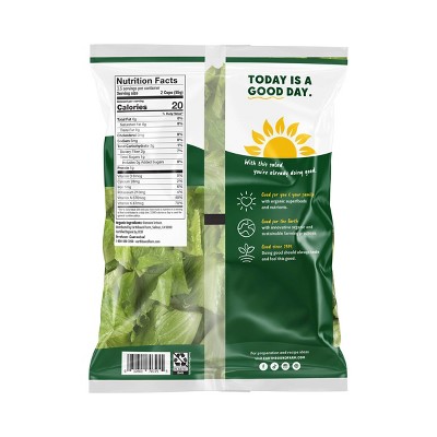 Earthbound Farm Fresh Organic Chopped Hearts of Romaine Lettuce - 10oz