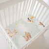 Mini Crib Sheet - 100% Cotton - Goodnight Wonderland by Rookie Humans. Fits standard Mini Cribs and Playards, 24x38 inches - 3 of 4