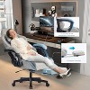 Dronkon Ergonomically Adjustable Esports chair, Equipped with Headrests and Waist Pillows, Adjustable Height, Suitable for Offices and Gaming Rooms - 2 of 4