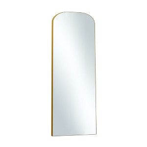 Dovelina Metal Frame Round Top Full Length Mirror Large Wall Mirror - 1 of 4