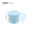 Unique Bargains Gift Wrapping Wide Sheer Wired Pastel Shimmer Iridescent Chiffon Ribbons 1 Pc - 2 of 4