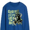 Men's - Marvel - Spider-man St. Patrick's Day Green Looks Good On Me Long Sleeve Graphic T-Shirt - 2 of 4