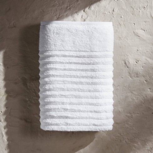 Ribbed Towel White