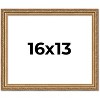 PosterPalooza | 16x13 Wood Antique Frame with UV Acrylic, 4 Finishes: Bronze, Gold, Silver, and Black - 2 of 4