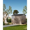 12x10 FT Outdoor Metal Storage Shed with Windows & Lockable Door – Large Garden & Utility Shed for Backyard, Patio, Poolside - 2 of 4