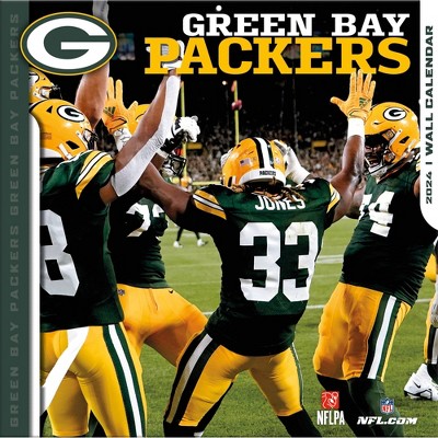 Nfl Green Bay Packers 5.375 X 5.375 X 1.5 2024 Box Calendar : Target