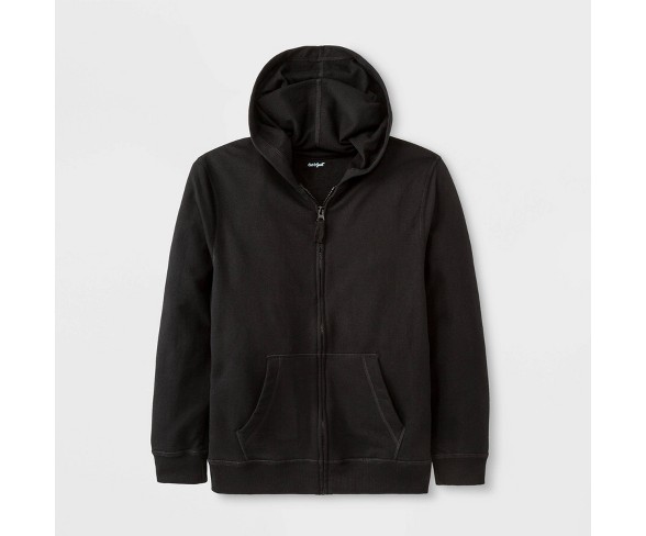 Buy Boys' Adaptive Fleece Zip-Up Hoodie - Cat & Jack™ Black S Online  at desertcartCayman Islands