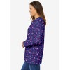 Woman Within Perfect Printed Long-Sleeve Crewneck Tee - 4 of 4