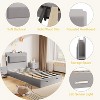 Twin Bed Frames, Storage Headboard & Drawers, Wooden Twin Frame for Kids, Soft Storage Bed, Space-Saving, Children's Bedroom Furniture - 3 of 4
