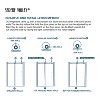 Serene Valley 60 x 66 Inch Big Roller Frameless Sliding Stainless Steel Shower Door with Superclear 3/8 Inch Tempered Glass, Brushed Nickel - 4 of 4