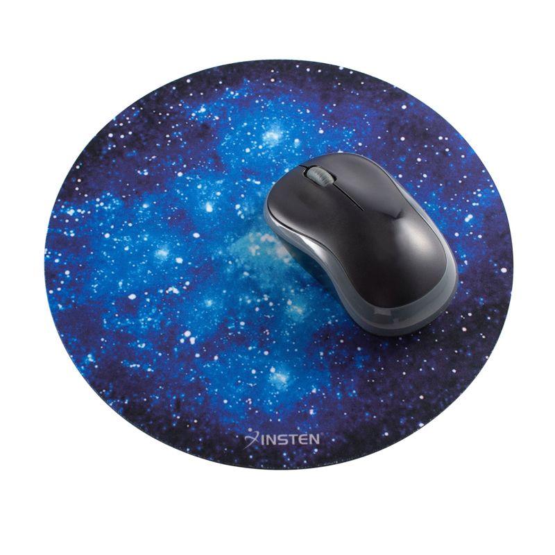 Insten Round Galaxy Mouse Pad, Anti-Slip & Smooth Mousepad Mat for Wired/Wireless Gaming Computer Mouse, 2 of 10