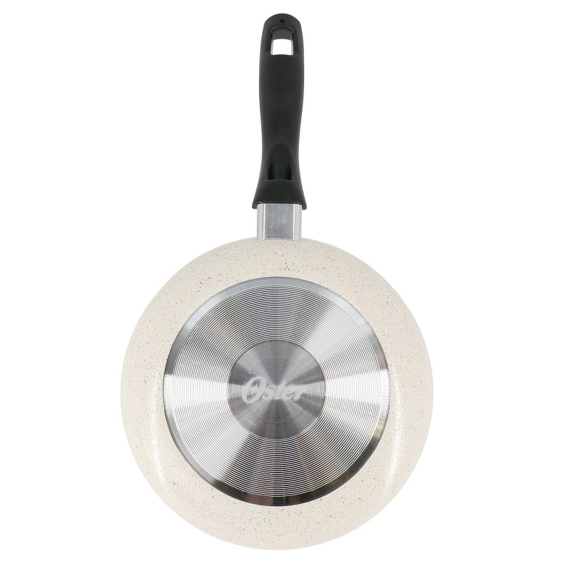 Oster Clairborne 8 Inch Round Nonstick Aluminum Frying Pan in Linen, 4 of 6