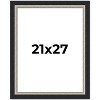 PosterPalooza | Embellished Black Picture Frame - UV Acrylic, Foam Board Backing, Hanging Hardware - 2 of 4