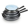 T-fal 12 pc Nonstick Cookware Set, Hard Anodized - 2 of 4