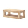 Plank+Beam Solid Wood 40" Modern Rectangular Coffee Table with Storage Shelf - 2 of 4