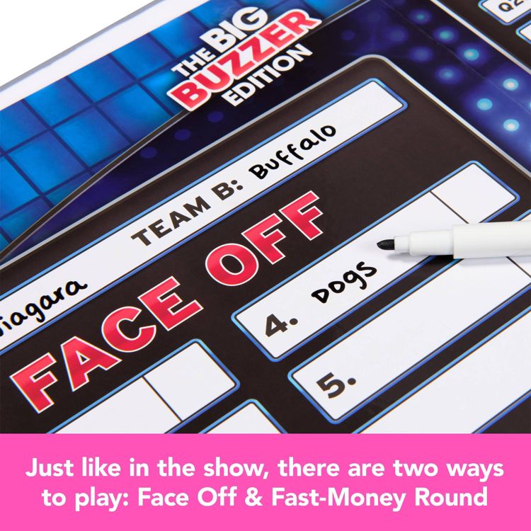 Family Feud The Big Buzzer Edition Party Card Game, 3 of 5