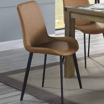 Abiram 21" Dining Chairs Brown - Acme Furniture