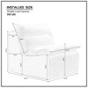 Sapphtopaz Sofa Chair with Upholstered Backrest Comfy Couches for Living Room with Removable Cushion Couch for Apartment,Bedroom - 3 of 4