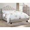 Full Size Platform Bed with Upholstered Headboard for Bedroom - 2 of 4