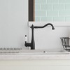 Traditional Single-Handle Standard Kitchen Faucet - 2 of 4