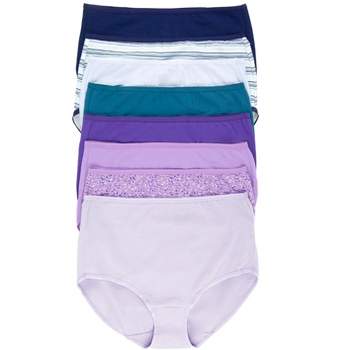 Felina Women's Organic Cotton Bikini Underwear For Women - (6-pack) (shades  Of Granite, Medium) : Target