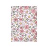 Hudson Baby Infant Girl Flannel Burp Cloth 12pk, Pink Yellow Pretty Floral, One Size - 3 of 4