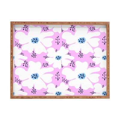 RosebudStudio Be happy today Rectangular Tray - Deny Designs