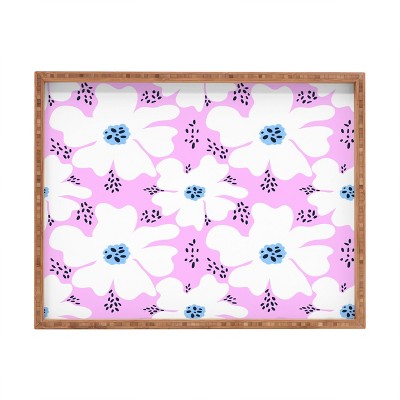 Socoart Work Hard Be Nice I Rectangular Tray - Deny Designs : Target