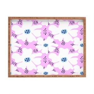 socoart work hard be nice I Rectangular Tray - Deny Designs - 1 of 2