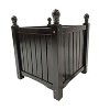 KTMBDW 15.75-Inch-Square Decorative Outdoor Planter, Flower Pot or Plant Pot – Front Porch, Patio, and Garden Decor - 4 of 4