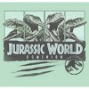 Girl's Jurassic Park: Dominion Velociraptor Vintage Panel Scratch T-Shirt - 2 of 4