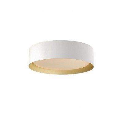 ET2 Lighting Echo 1 - Light Flush Mount in  White/Gold