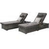 Grungis 2-Piece PE Rattan Outdoor Lounge Chairs with 6 Positions,Cozy Patio Chaise Lounges,Tanning Chairs for Pool,Deck - 4 of 4