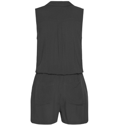 Women's Sleeveless Drawstring Romper - LASCANA - image 4