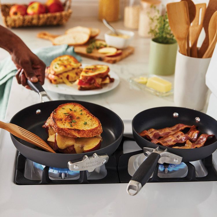Select by Calphalon with AquaShield Nonstick 9pc Space-Saving Cookware Set: Stackable Pans, Stay-Cool Handles, Dishwasher-Safe, 2 of 6