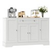 55"Buffet Cabinet with Storage,Sideboard with Drawer,Kitchen Cabinet with Adjustable Shelves,Freestanding Wood Coffee Bar for Living Room,Dining Room - 2 of 4