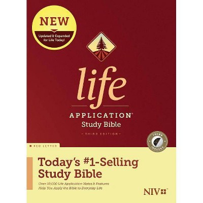  NIV Life Application Study Bible, Third Edition (Red Letter, Hardcover, Indexed) 